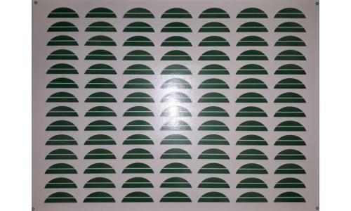 Decalque Meia Lua Verde Escuro 2